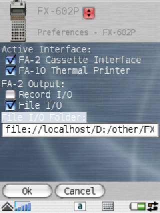 UIQ3 Settings dialogue